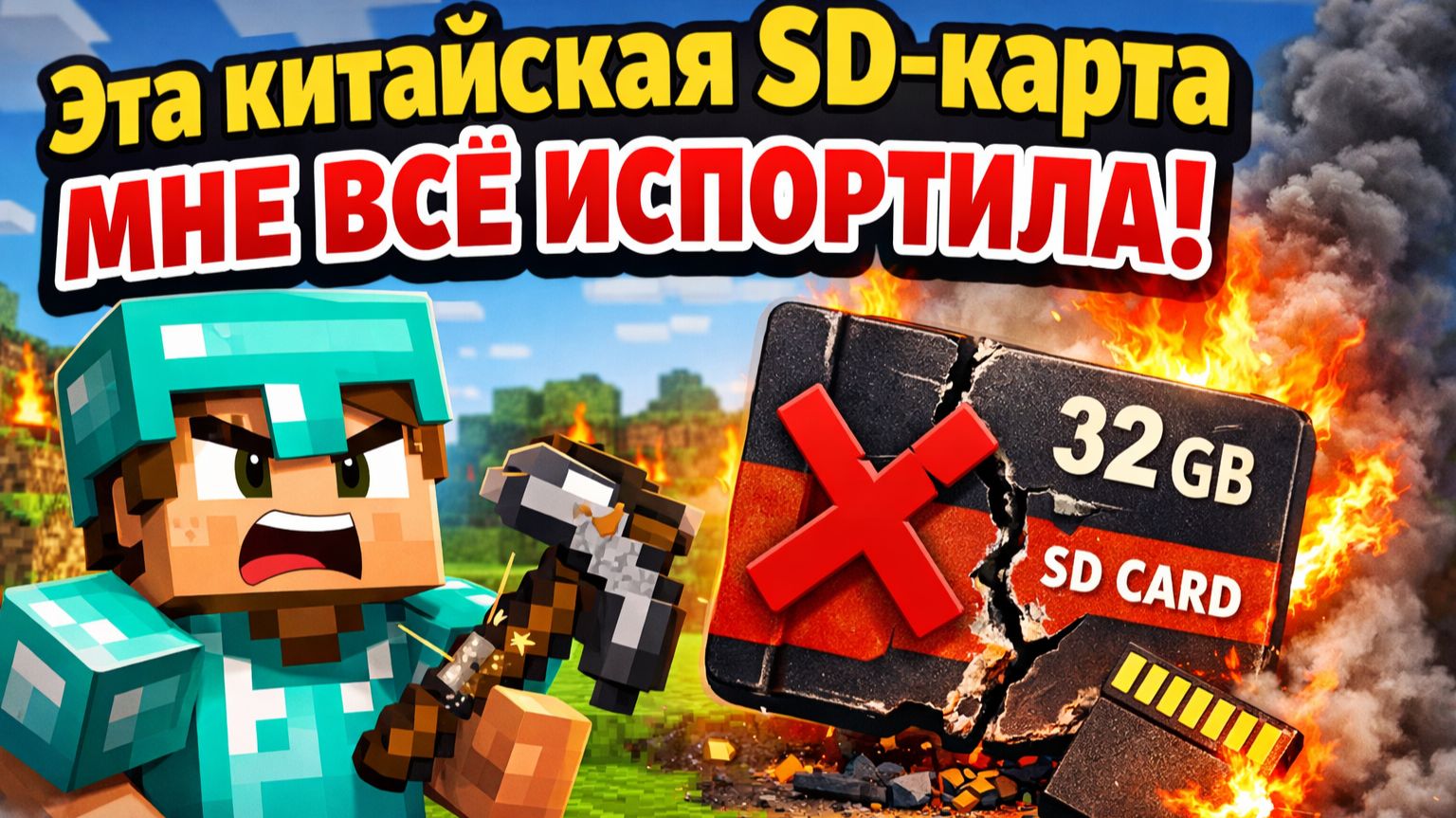Эта китайская SD-карта МНЕ ВСЁ ИСПОРТИЛА!