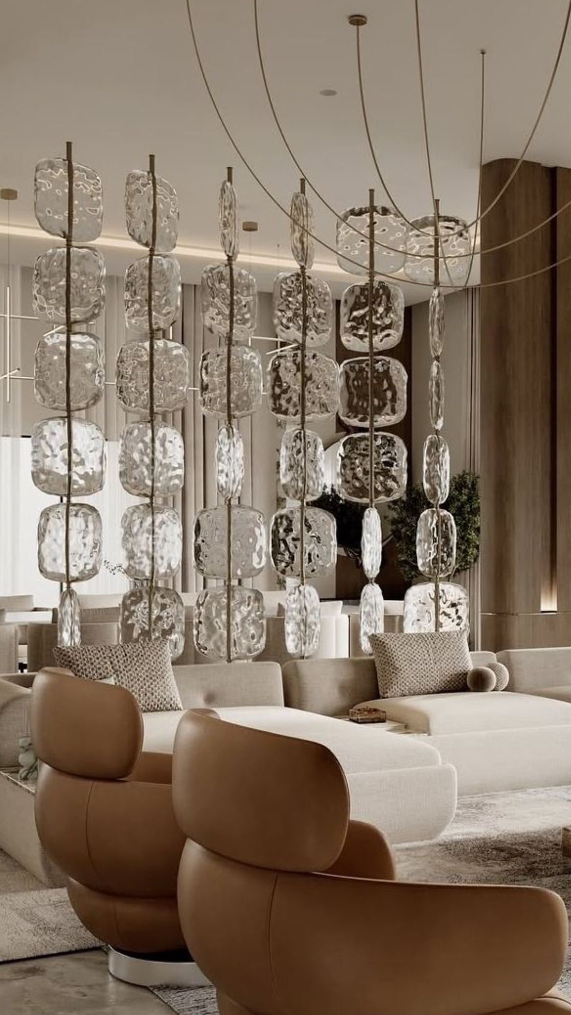 Стеклянная перегородка в интерьере