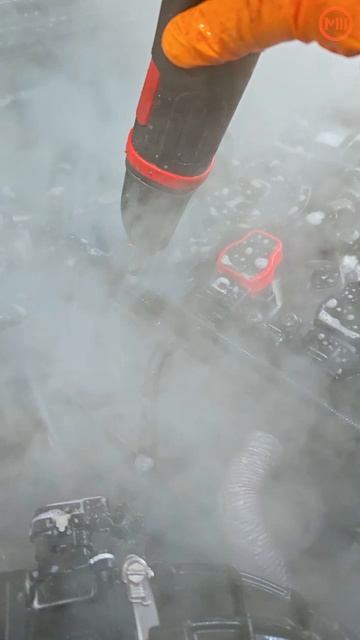 Мойка М3. Мойка двигателя паром