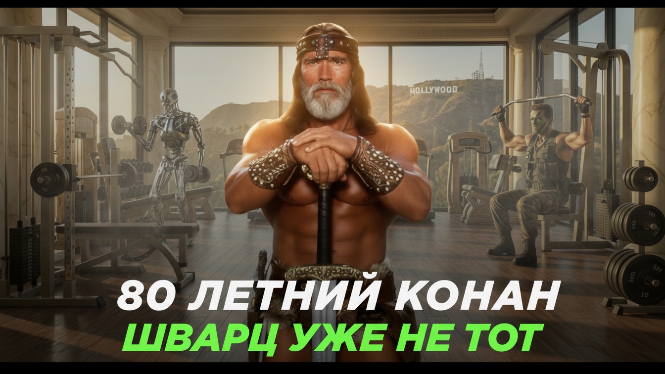 Арнольд Шварценеггер СНОВА БУДЕТ КОНАНОМ В 80 ЛЕТ