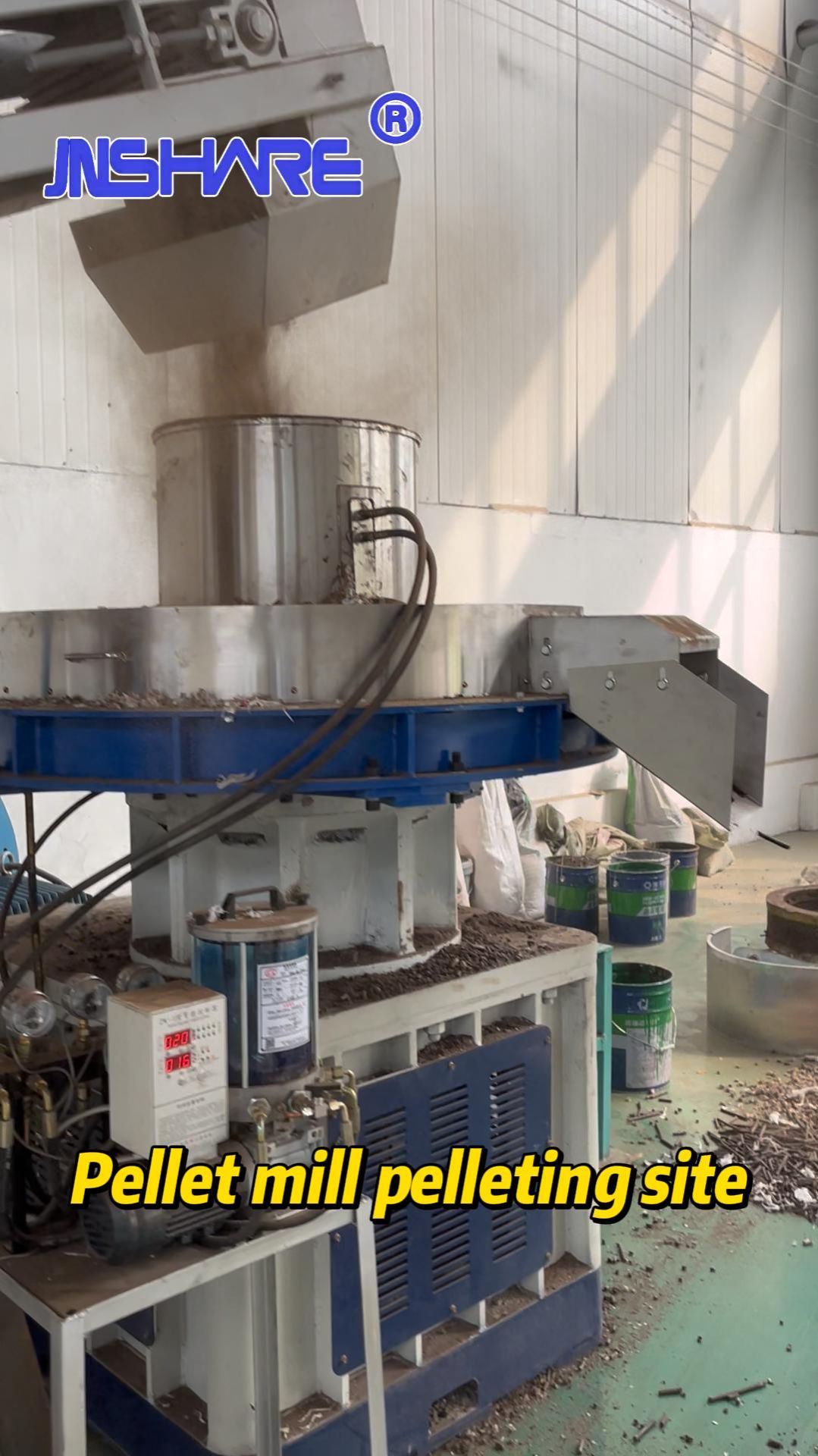 Завод по производству пеллет из биомассы #пеллетныйзавод #биомассаэнергия #производство #jnshare