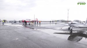 Эскадрилья из 12 самолётов приземлилась в Курумоче в рамках "Недели космоса"