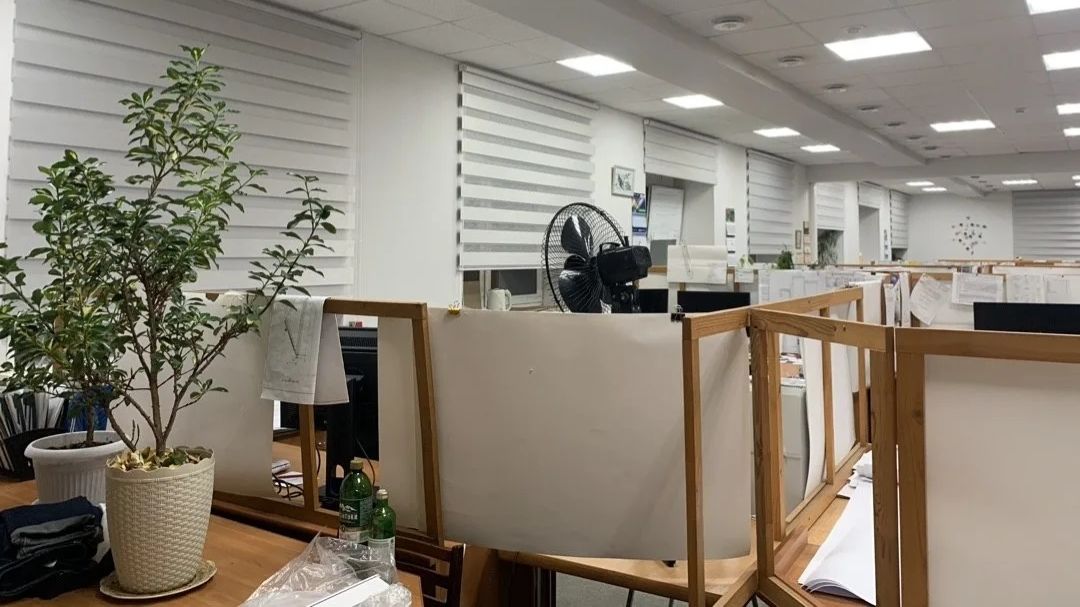 Рулонные шторы LVT Зебра Блэкаут станут оригинальным функциональным декором окон в вашем офисе.