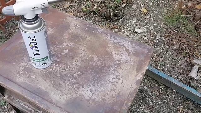 Реставрация стальной советской полки