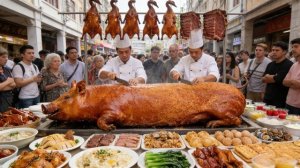 Настоящая Китайская еда. Завтрак местных и ужин работяг