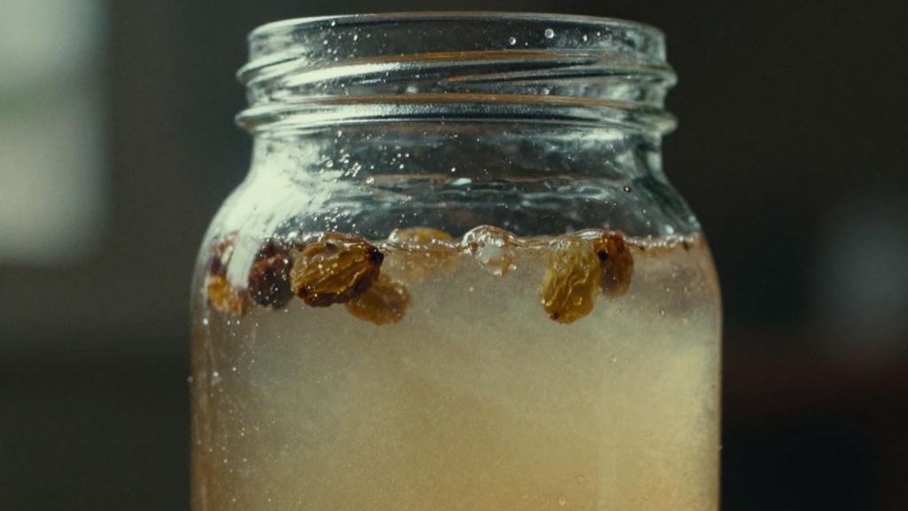 Берёзовый сок в банке  с медом