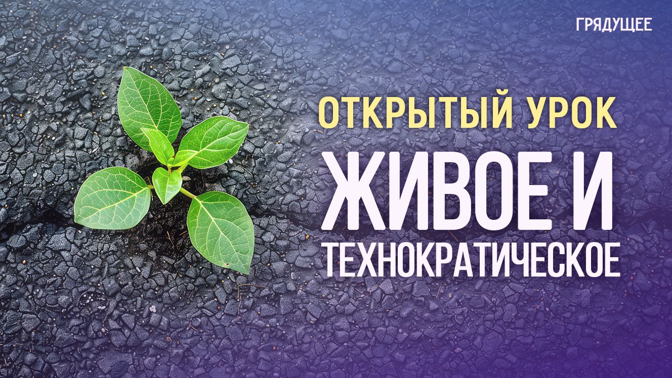 Открытый урок «Живое и технократическое»  | Людмила Пузырёва