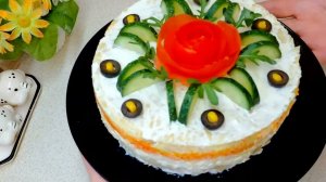 Воздушный как облако. Простой Но Оригинальный. САЛАТ Женский каприз. Один из самых вкусных салатов