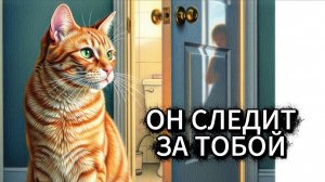 Почему кот смотрит на тебя когда ты в ТУАЛЕТЕ