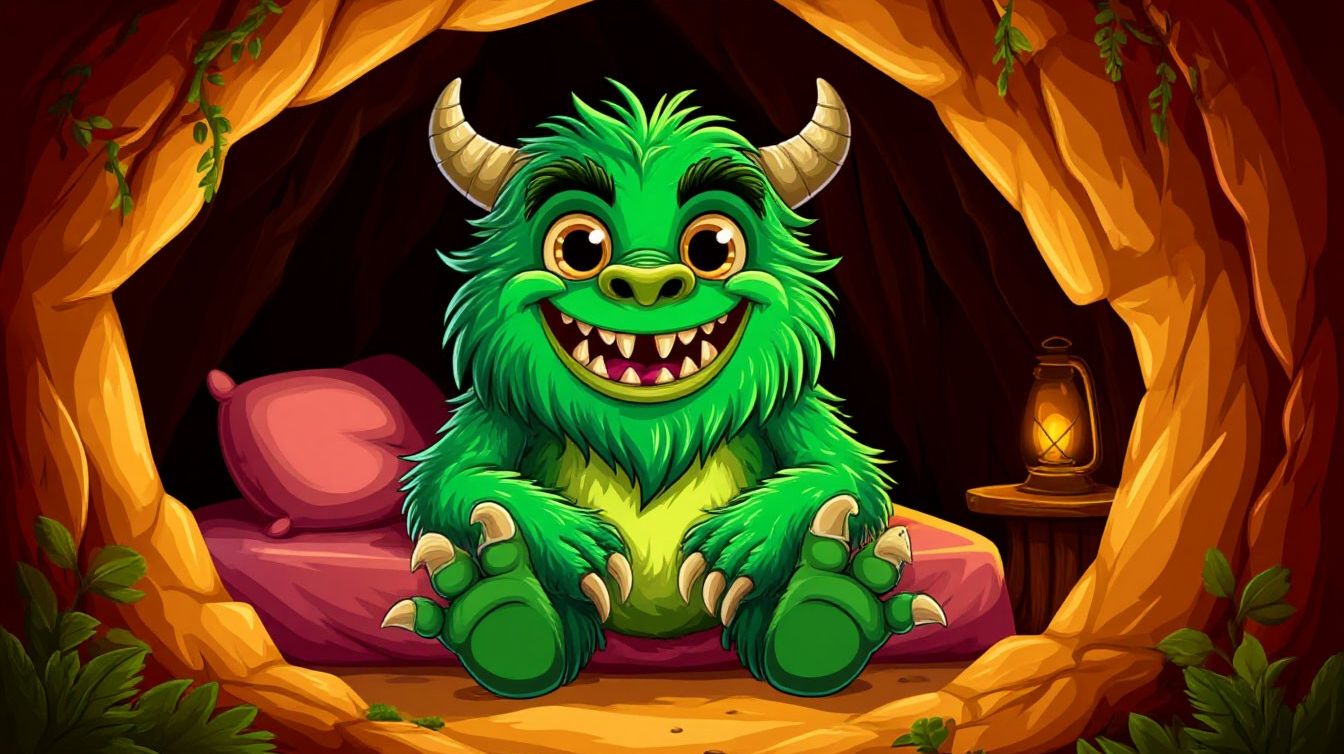 Чудовище и инопланетяне. Сказка. Мультик.