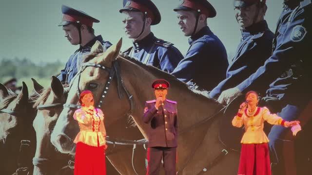 Песня Атаман Казачий ансамбль Край донской Фестиваль-конкурс армейской песни в Сочи.