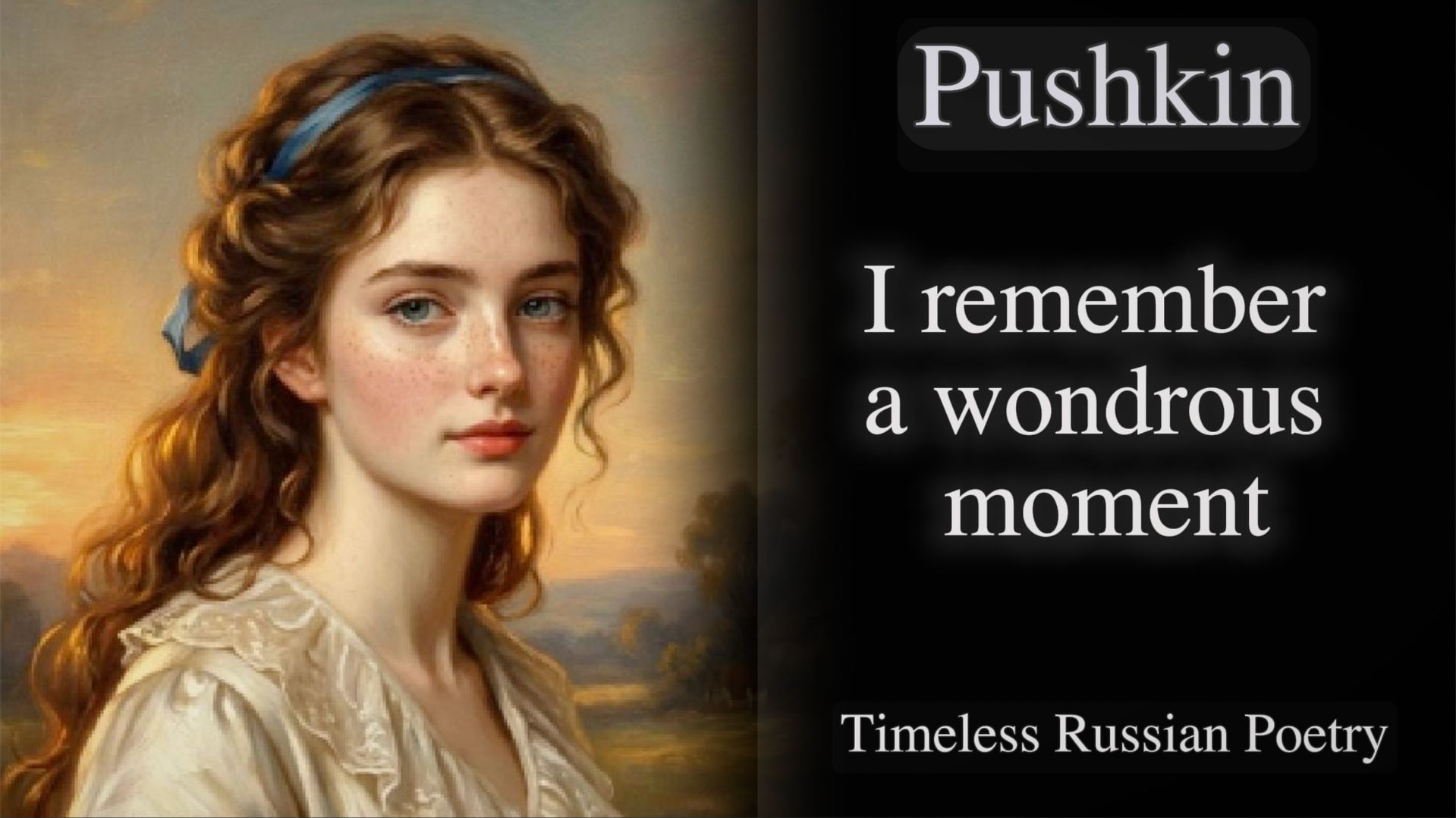 Alexander Pushkin — I Remember A Wondrous Moment