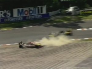 Формула 1. Вылет Катаямы на Гран-при Германии 1992 (гонка)