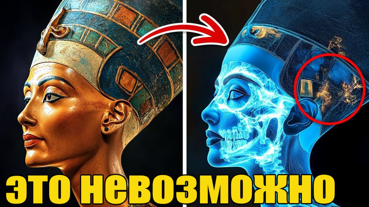 Под идеальным бюстом Нефертити нашли её настоящее лицо… Учёные в шоке от того, что увидели!