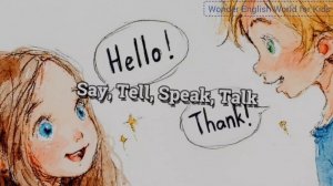 Обучающая песня SAY TELL SPEAK TALK | Английские глаголы для детей | Песенка на мелодию Twinkle Star