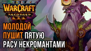 Молодой пушит пятую расу Некромантами: Hazy (Ud) vs Moon (Ne) Warcraft 3 Reforged