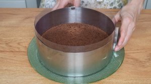 Творожный ТОРТ с вишней воздушный шоколадный бисквит