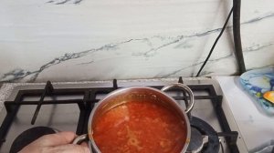 Фрикадельки в томатном соусе и с картошкой ,в автоклаве