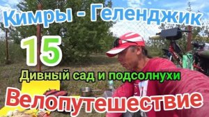 15.Велопутешествие Кимры - Геленджик (Яблоки, подсолнухи, перекур)