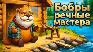 БОБРЫ РЕЧНЫЕ МАСТЕРА /Мультфильм с весёлой песенкой/Студия НИКИТИКИ