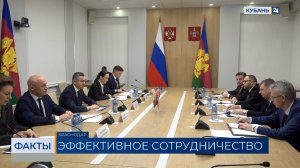 Посол Беларуси в России Юрий Селиверстов впервые посетил Краснодарский край