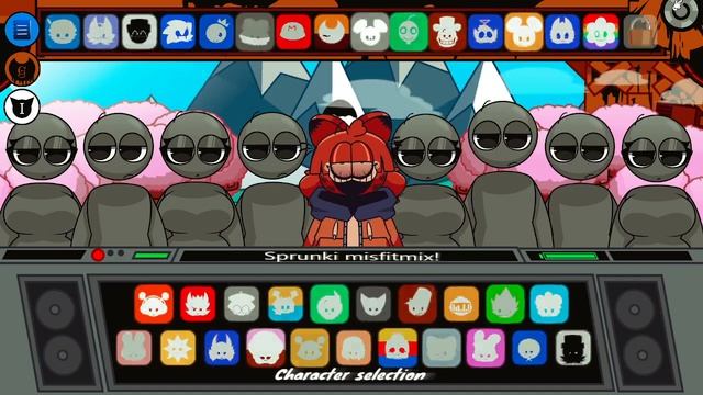 Sprunki misfitmix Garfield.