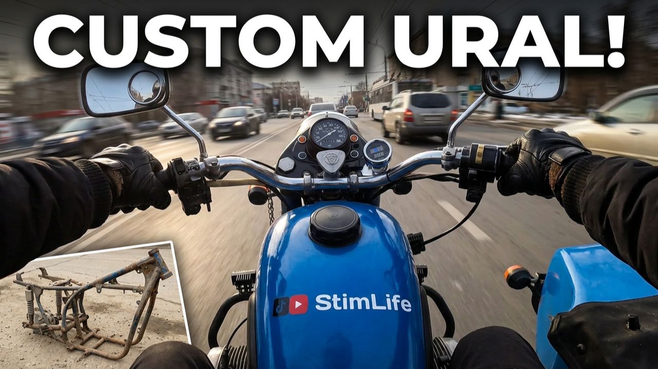 В Waldberris НА мотоцикле УРАЛ (МОТОбудни) - ОЧЕНЬ холодно - Поздняя осень