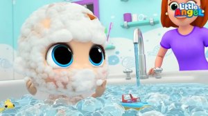 🍿 Игры в Ванной | Развивающие Мультики Для Детей | Little Angel Русский