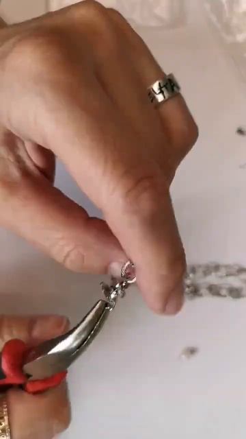 Создаем колье с подвесками #украшенияскамнями #jewelry #модныеобразы #стиль #zhen_studio