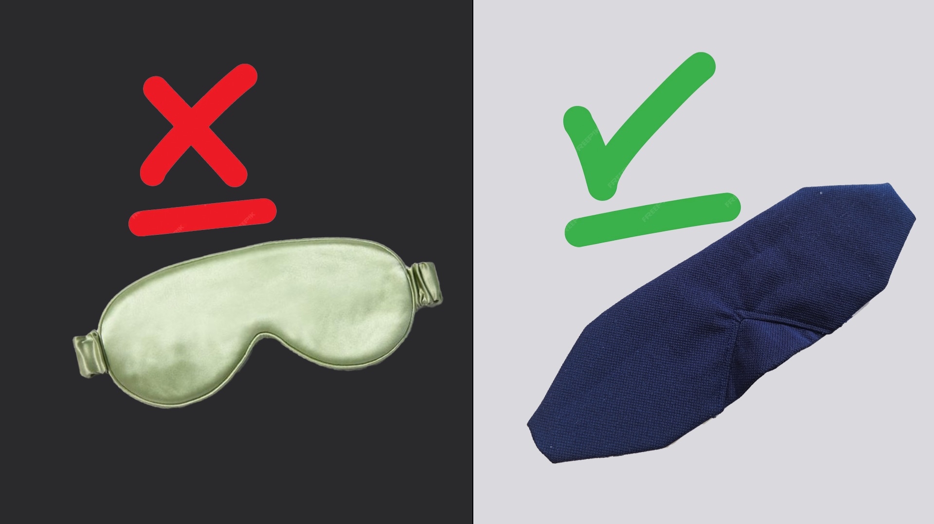 Правильная маска для сна своими руками