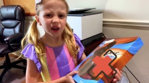 Nastya makes a new room for dad