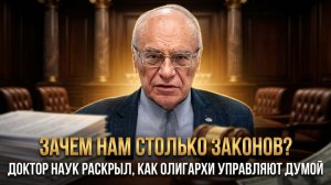 ЗАЧЕМ НАМ СТОЛЬКО ЗАКОНОВ? Доктор наук раскрыл, как олигархи управляют Думой | Владимир Лизун