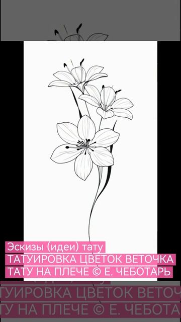 Эскизы (идеи) тату | ТАТУИРОВКА ЦВЕТОК ВЕТОЧКА | ТАТУ НА ПЛЕЧЕ | ЖЕНСКИЕ ТАТУ - ТАТУ ДЛЯ ДЕВУШЕК