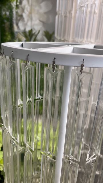 Свадебный декор. На что крепить акриловые подвески. Фотозона 2