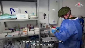 Работа военных хирургов ВДВ