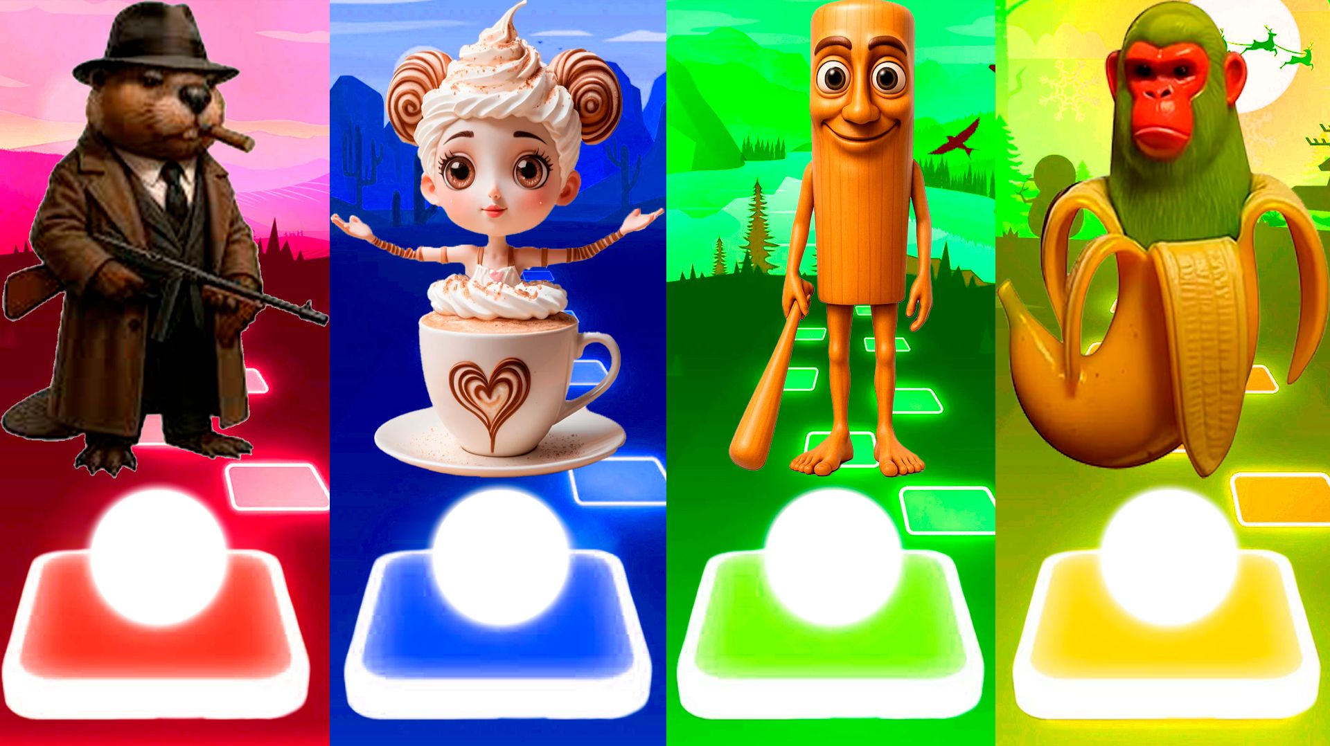 Coffin Dance БРЕЙНРОТ 💎 Итальянские Мемы | Tiles Hop №374