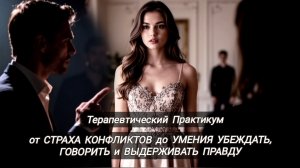 от СТРАХА КОНФЛИКТОВ до УМЕНИЯ УБЕЖДАТЬ, ГОВОРИТЬ и ВЫДЕРЖИВАТЬ ПРАВДУ☀️ Терапевтический Практикум