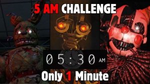 Bite by Night, но у меня есть только 1 минута, чтобы ПОБЕДИТЬ (Челлендж в 5:00)