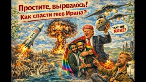 «Простите, вырвалось!» №381 | Трамп защищает иранских геев, США разрушили синагогу в Тегеране