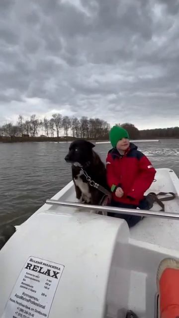 Трое в лодке, считая собаку! Первый весенний заплыв в глэмпинге Lake-Ville 🐶🚣♂️