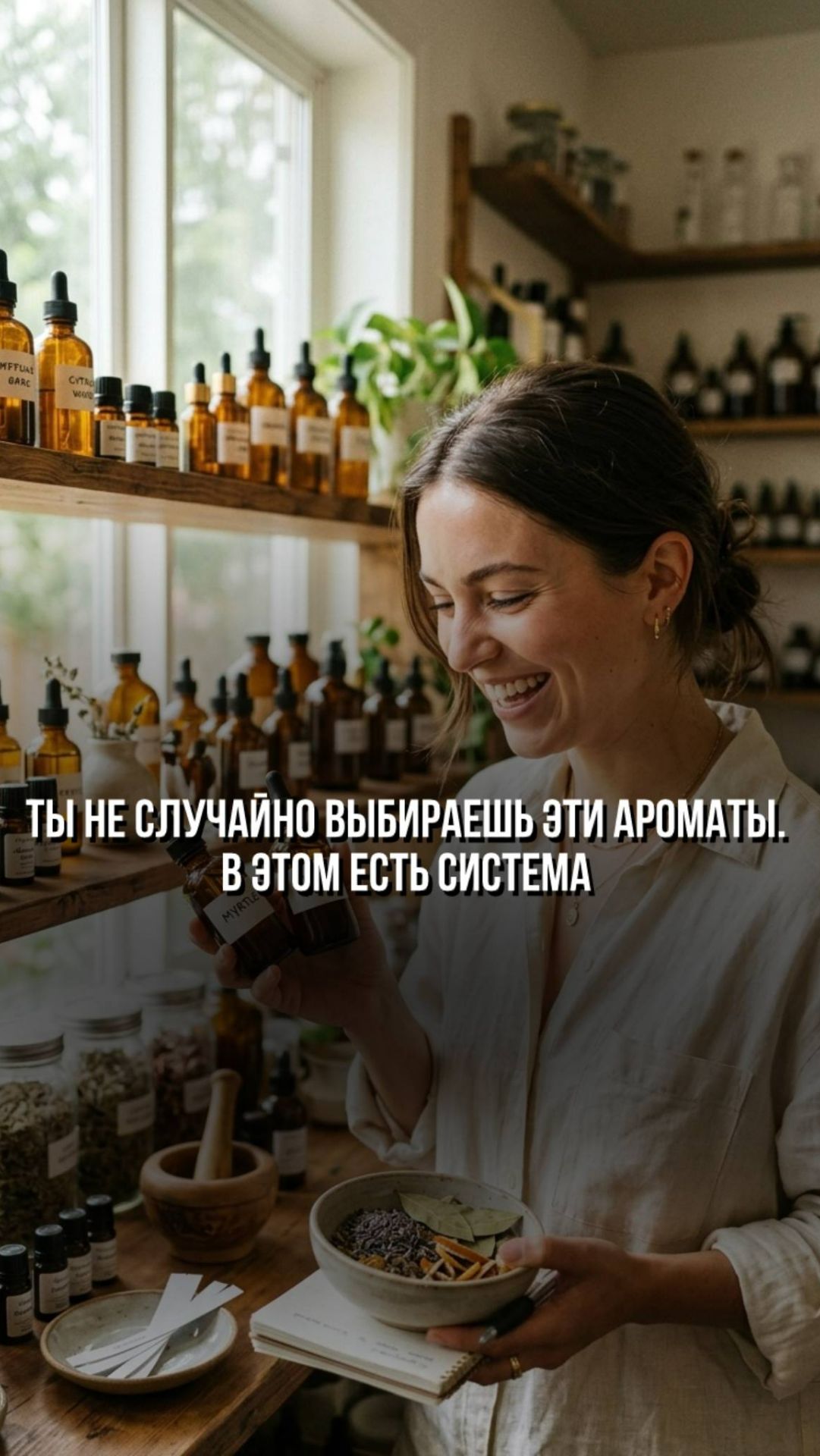 Ты не случайно выбираешь эти ароматы. В этом есть система