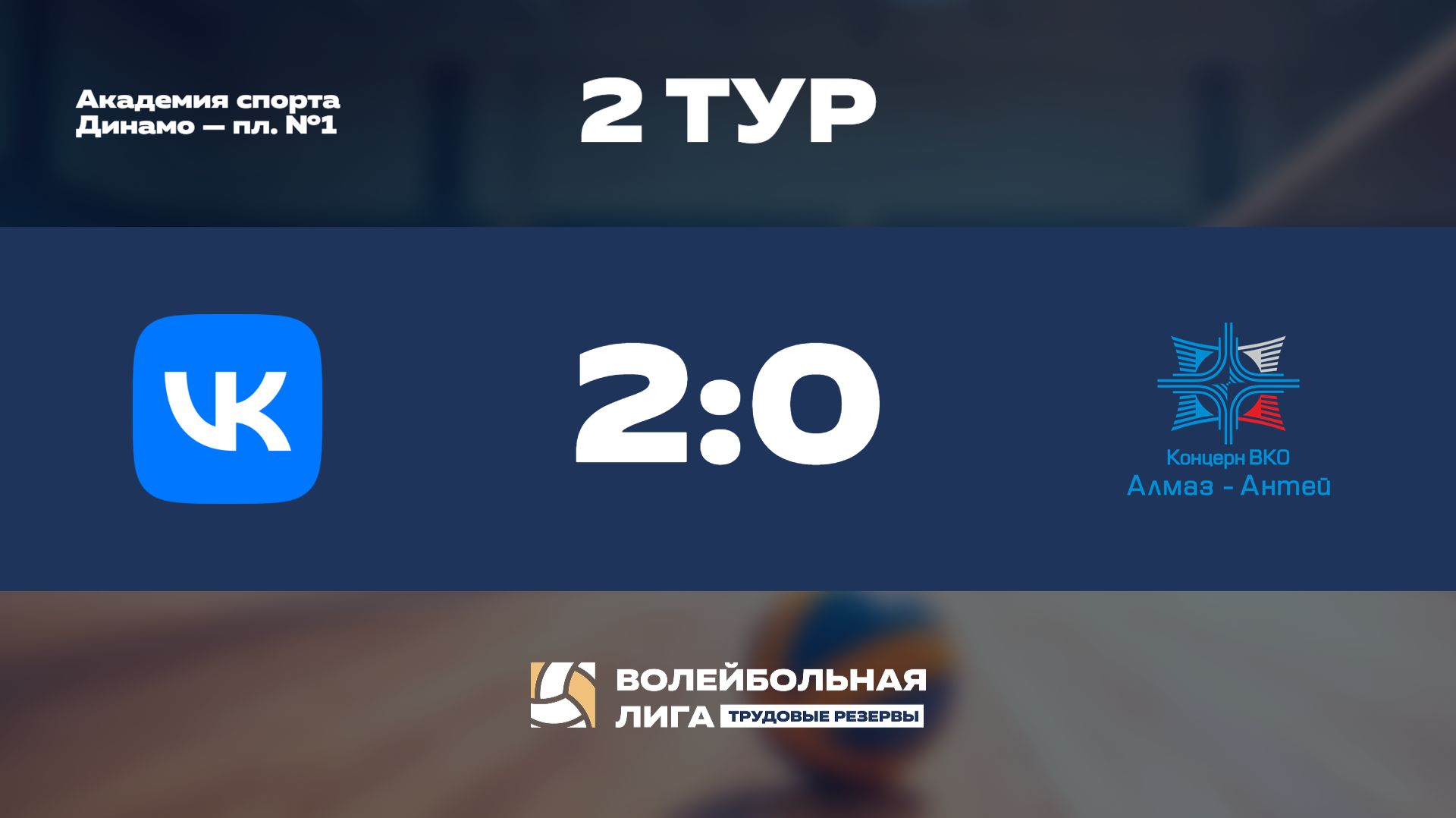Обзор | 2 тур |  VK - Концерн ВКО Алмаз-Антей