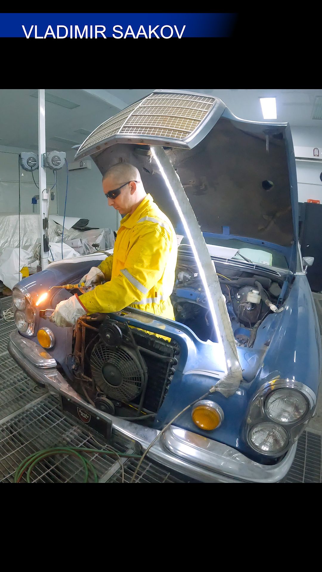 Bronze Soldering For Mercedes #реставрация #restoration #welding #carrestorationproject #fabrication