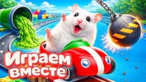 ХОМЯК ВЫБИРАЕТСЯ ИЗ СЕКРЕТНОЙ ХОМЯЧЕЙ ТЮРЬМЫ 🐹 Играем ВМЕСТЕ 🐹 Помогаем выбраться из лабиринта 3