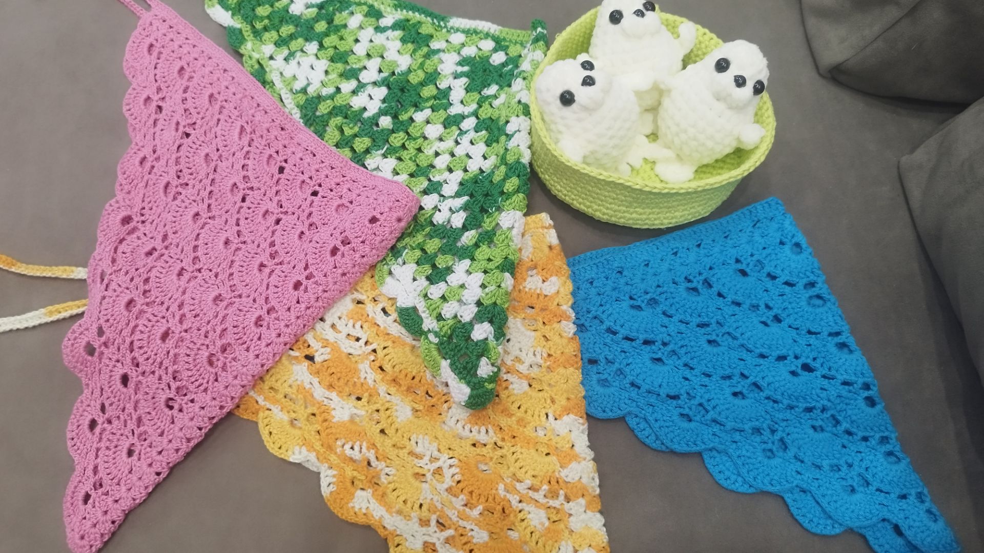 Что связала с 30 марта по 5 апреля. Странная неделя, не хочу вязать игрушки. Подарочки на др