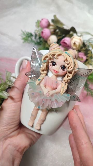 Кружка с декором 