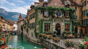 Анси, Франция. Альпийская Венеция, пешеходная экскурсия в формате 4K | #шариклайф #смарттв