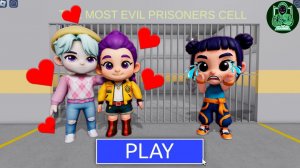 МАЛЫШИ ИЗ K-POP! ТАЙНА ВЛЮБЛЕННОСТИ В РУМИ в "ПОБЕГЕ ИЗ ТЮРЬМЫ БАРРИ"! #обби #roblox