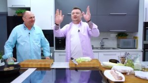 Медальоны ИЗ СВИНИНЫ с гарниром из капусты! - в гостях Александр Журкин