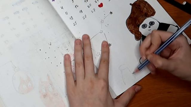 Оформление И Заполнение Ежедневника На ЯНВАРЬ 2021 | Зимние Идеи | Bullet Journal